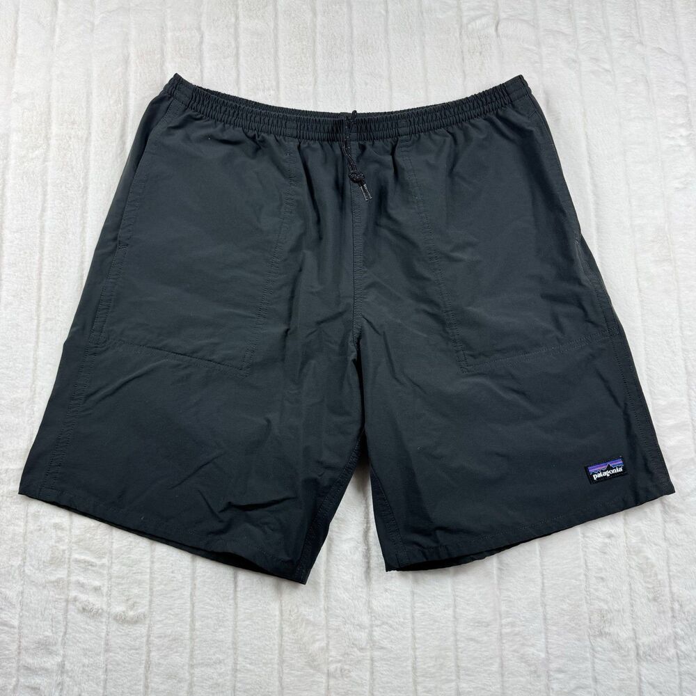 Patagonia Baggies Stretch Unlined Shorts Men's L Faded Black 8.5" Inseam Nylon